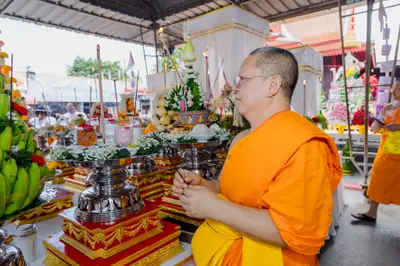 ประมวลภาพพิธีบวงสรวงสมโภช ครบ ๓๗ ปี องค์เทวสุวรรณพรหมาสูติเทพ และท้าวเวสสุวรรณโณ วัดจุฬามณี