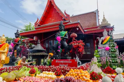 ประมวลภาพพิธีบวงสรวงสมโภช ครบ ๓๗ ปี องค์เทวสุวรรณพรหมาสูติเทพ และท้าวเวสสุวรรณโณ วัดจุฬามณี