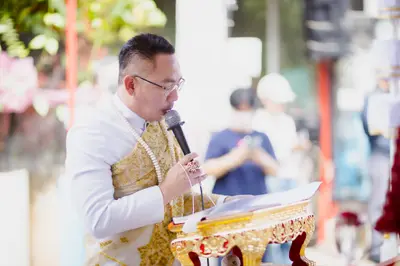 ประมวลภาพพิธีบวงสรวงสมโภช ครบ ๓๗ ปี องค์เทวสุวรรณพรหมาสูติเทพ และท้าวเวสสุวรรณโณ วัดจุฬามณี