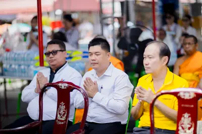 ประมวลภาพพิธีบวงสรวงสมโภช ครบ ๓๗ ปี องค์เทวสุวรรณพรหมาสูติเทพ และท้าวเวสสุวรรณโณ วัดจุฬามณี