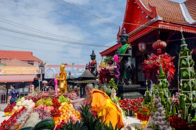 ประมวลภาพพิธีบวงสรวงสมโภช ครบ ๓๗ ปี องค์เทวสุวรรณพรหมาสูติเทพ และท้าวเวสสุวรรณโณ วัดจุฬามณี