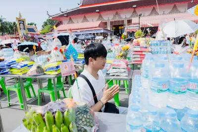 ประมวลภาพพิธีบวงสรวงสมโภช ครบ ๓๗ ปี องค์เทวสุวรรณพรหมาสูติเทพ และท้าวเวสสุวรรณโณ วัดจุฬามณี