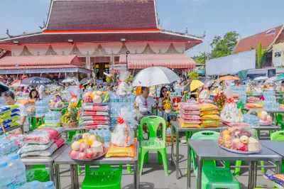 ประมวลภาพพิธีบวงสรวงสมโภช ครบ ๓๗ ปี องค์เทวสุวรรณพรหมาสูติเทพ และท้าวเวสสุวรรณโณ วัดจุฬามณี