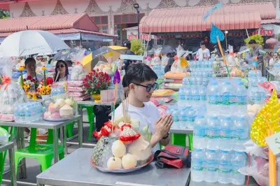 ประมวลภาพพิธีบวงสรวงสมโภช ครบ ๓๗ ปี องค์เทวสุวรรณพรหมาสูติเทพ และท้าวเวสสุวรรณโณ วัดจุฬามณี