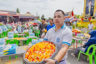 ประมวลภาพพิธีบวงสรวงสมโภช ครบ ๓๗ ปี องค์เทวสุวรรณพรหมาสูติเทพ และท้าวเวสสุวรรณโณ วัดจุฬามณี
