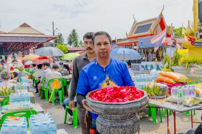 ประมวลภาพพิธีบวงสรวงสมโภช ครบ ๓๗ ปี องค์เทวสุวรรณพรหมาสูติเทพ และท้าวเวสสุวรรณโณ วัดจุฬามณี