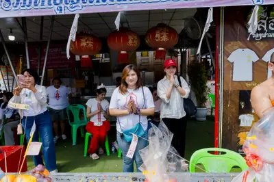 ประมวลภาพพิธีบวงสรวงสมโภช ครบ ๓๗ ปี องค์เทวสุวรรณพรหมาสูติเทพ และท้าวเวสสุวรรณโณ วัดจุฬามณี