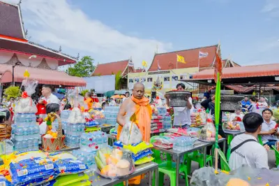 ประมวลภาพพิธีบวงสรวงสมโภช ครบ ๓๗ ปี องค์เทวสุวรรณพรหมาสูติเทพ และท้าวเวสสุวรรณโณ วัดจุฬามณี