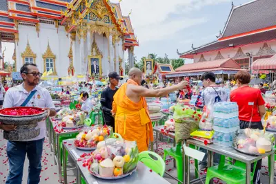 ประมวลภาพพิธีบวงสรวงสมโภช ครบ ๓๗ ปี องค์เทวสุวรรณพรหมาสูติเทพ และท้าวเวสสุวรรณโณ วัดจุฬามณี