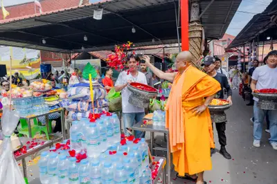 ประมวลภาพพิธีบวงสรวงสมโภช ครบ ๓๗ ปี องค์เทวสุวรรณพรหมาสูติเทพ และท้าวเวสสุวรรณโณ วัดจุฬามณี