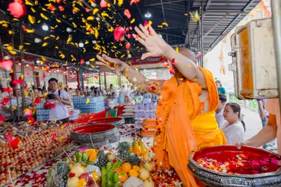 ประมวลภาพพิธีบวงสรวงสมโภช ครบ ๓๗ ปี องค์เทวสุวรรณพรหมาสูติเทพ และท้าวเวสสุวรรณโณ วัดจุฬามณี