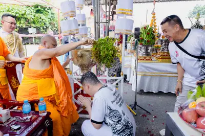 ประมวลภาพพิธีบวงสรวงสมโภช ครบ ๓๗ ปี องค์เทวสุวรรณพรหมาสูติเทพ และท้าวเวสสุวรรณโณ วัดจุฬามณี