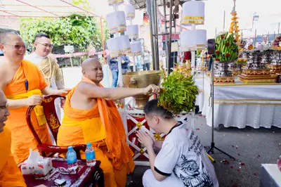 ประมวลภาพพิธีบวงสรวงสมโภช ครบ ๓๗ ปี องค์เทวสุวรรณพรหมาสูติเทพ และท้าวเวสสุวรรณโณ วัดจุฬามณี