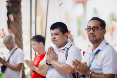 ประมวลภาพพิธีบวงสรวงสมโภช ครบ ๓๗ ปี องค์เทวสุวรรณพรหมาสูติเทพ และท้าวเวสสุวรรณโณ วัดจุฬามณี
