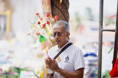 ประมวลภาพพิธีบวงสรวงสมโภช ครบ ๓๗ ปี องค์เทวสุวรรณพรหมาสูติเทพ และท้าวเวสสุวรรณโณ วัดจุฬามณี
