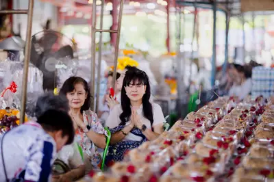ประมวลภาพพิธีบวงสรวงสมโภช ครบ ๓๗ ปี องค์เทวสุวรรณพรหมาสูติเทพ และท้าวเวสสุวรรณโณ วัดจุฬามณี