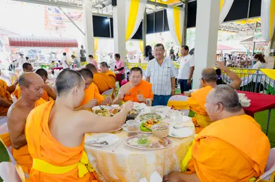 ประมวลภาพพิธีบวงสรวงสมโภช ครบ ๓๗ ปี องค์เทวสุวรรณพรหมาสูติเทพ และท้าวเวสสุวรรณโณ วัดจุฬามณี