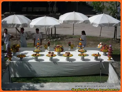ประมวลภาพงานบวงสรวงและพุทธาภิเษกชนวนรุ่นบูรณะอุโบสถ ปี ๒๕๕๗