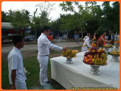 ประมวลภาพงานบวงสรวงและพุทธาภิเษกชนวนรุ่นบูรณะอุโบสถ ปี ๒๕๕๗