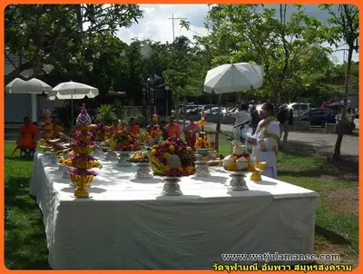 ประมวลภาพงานบวงสรวงและพุทธาภิเษกชนวนรุ่นบูรณะอุโบสถ ปี ๒๕๕๗
