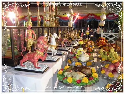ประมวลภาพงานพุทธาภิเษกเหรียญท้าวเวสสุวรรณ ปี ๒๕๕๔