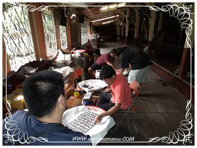 ประมวลภาพค่ำคืนก่อนพิธีพุทธาภิเษกเหรียญที่ระลึกบูชาครู (เตรียมมณฑลพิธี) ปี ๒๕๕๕