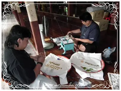 ประมวลภาพค่ำคืนก่อนพิธีพุทธาภิเษกเหรียญที่ระลึกบูชาครู (เตรียมมณฑลพิธี) ปี ๒๕๕๕