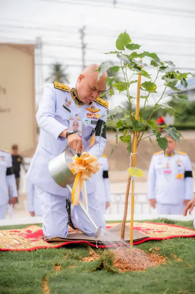 ประมวลภาพพิธีเชิญต้นพระศรีมหาโพธิทศมราชบพิตร ปลูก ณ วัดอมรญาติสมาคม จังหวัดราชบุรี
