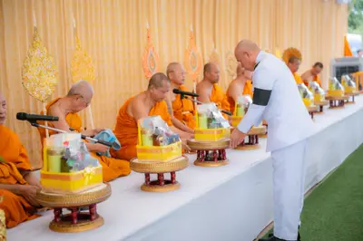 ประมวลภาพพิธีเชิญต้นพระศรีมหาโพธิทศมราชบพิตร ปลูก ณ วัดอมรญาติสมาคม จังหวัดราชบุรี