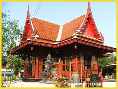 บรรยากาศภายในวัดจุฬามณี — ศาลา องค์เทพ ท้าวเวสสุวรรณ และบริเวณวัด (หน้า /visit)