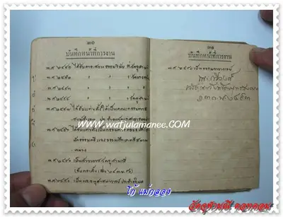หนังสือสุทธิ (เอกสารสำคัญทางพระพุทธศาสนา) ของหลวงพ่อเนื่อง โกวิโท วัดจุฬามณี