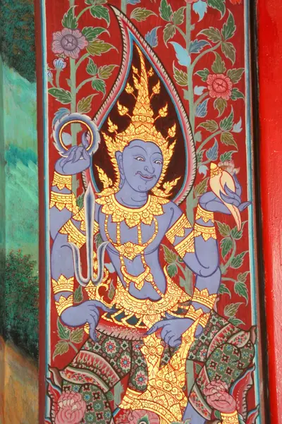 จิตรกรรมฝาผนังและศิลปกรรมภายในพระอุโบสถหินอ่อนจตุรมุข วัดจุฬามณี
