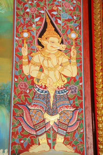 จิตรกรรมฝาผนังและศิลปกรรมภายในพระอุโบสถหินอ่อนจตุรมุข วัดจุฬามณี