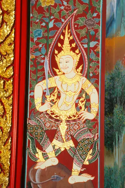 จิตรกรรมฝาผนังและศิลปกรรมภายในพระอุโบสถหินอ่อนจตุรมุข วัดจุฬามณี