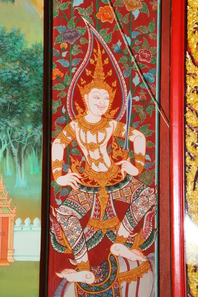 จิตรกรรมฝาผนังและศิลปกรรมภายในพระอุโบสถหินอ่อนจตุรมุข วัดจุฬามณี