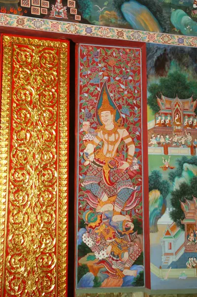 จิตรกรรมฝาผนังและศิลปกรรมภายในพระอุโบสถหินอ่อนจตุรมุข วัดจุฬามณี