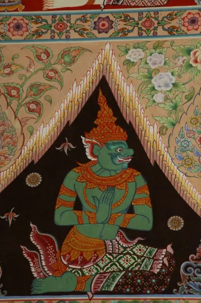 จิตรกรรมฝาผนังและศิลปกรรมภายในพระอุโบสถหินอ่อนจตุรมุข วัดจุฬามณี