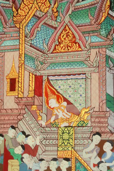 จิตรกรรมฝาผนังและศิลปกรรมภายในพระอุโบสถหินอ่อนจตุรมุข วัดจุฬามณี