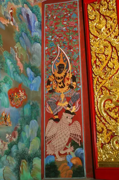 จิตรกรรมฝาผนังและศิลปกรรมภายในพระอุโบสถหินอ่อนจตุรมุข วัดจุฬามณี