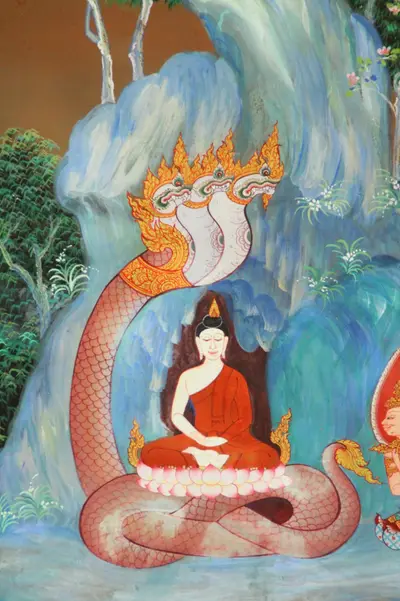 จิตรกรรมฝาผนังและศิลปกรรมภายในพระอุโบสถหินอ่อนจตุรมุข วัดจุฬามณี