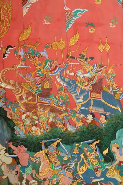จิตรกรรมฝาผนังและศิลปกรรมภายในพระอุโบสถหินอ่อนจตุรมุข วัดจุฬามณี