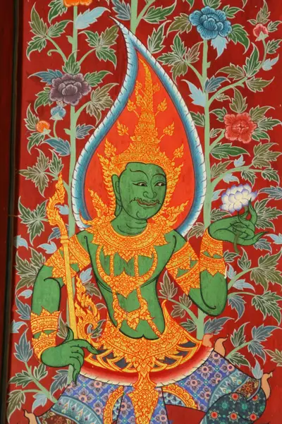 จิตรกรรมฝาผนังและศิลปกรรมภายในพระอุโบสถหินอ่อนจตุรมุข วัดจุฬามณี