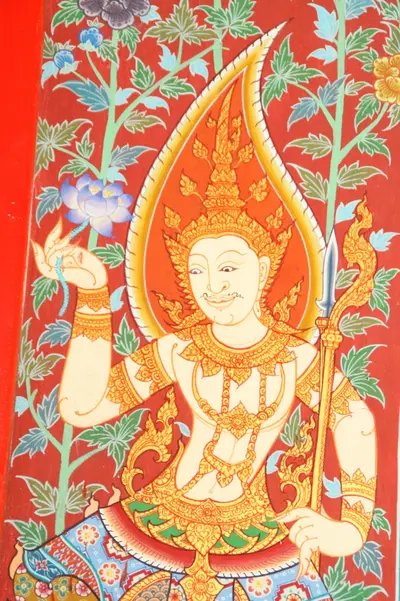 จิตรกรรมฝาผนังและศิลปกรรมภายในพระอุโบสถหินอ่อนจตุรมุข วัดจุฬามณี