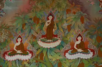 จิตรกรรมฝาผนังและศิลปกรรมภายในพระอุโบสถหินอ่อนจตุรมุข วัดจุฬามณี