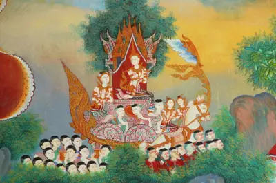 จิตรกรรมฝาผนังและศิลปกรรมภายในพระอุโบสถหินอ่อนจตุรมุข วัดจุฬามณี