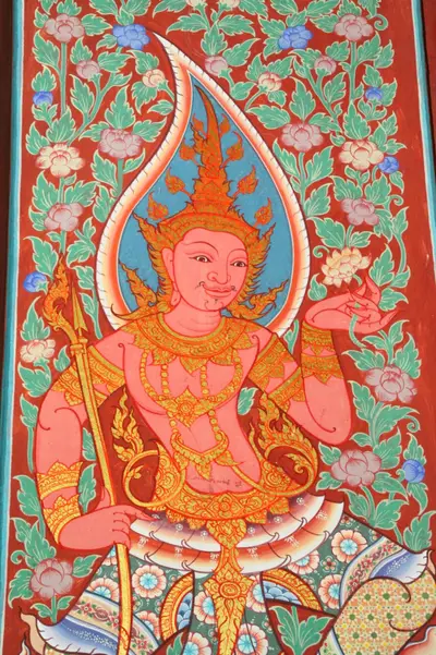 จิตรกรรมฝาผนังและศิลปกรรมภายในพระอุโบสถหินอ่อนจตุรมุข วัดจุฬามณี