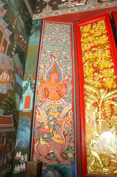 จิตรกรรมฝาผนังและศิลปกรรมภายในพระอุโบสถหินอ่อนจตุรมุข วัดจุฬามณี