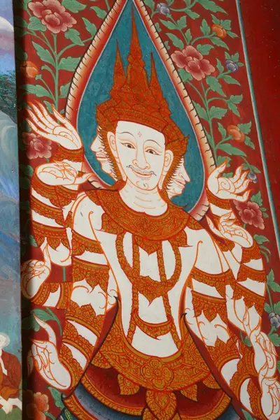 จิตรกรรมฝาผนังและศิลปกรรมภายในพระอุโบสถหินอ่อนจตุรมุข วัดจุฬามณี
