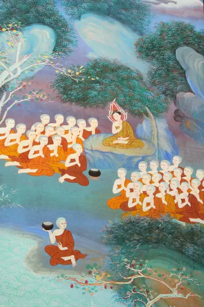 จิตรกรรมฝาผนังและศิลปกรรมภายในพระอุโบสถหินอ่อนจตุรมุข วัดจุฬามณี