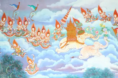 จิตรกรรมฝาผนังและศิลปกรรมภายในพระอุโบสถหินอ่อนจตุรมุข วัดจุฬามณี